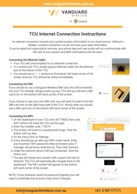 TCU Internet Connection Instructions