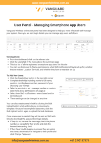 Using The User Portal - Users