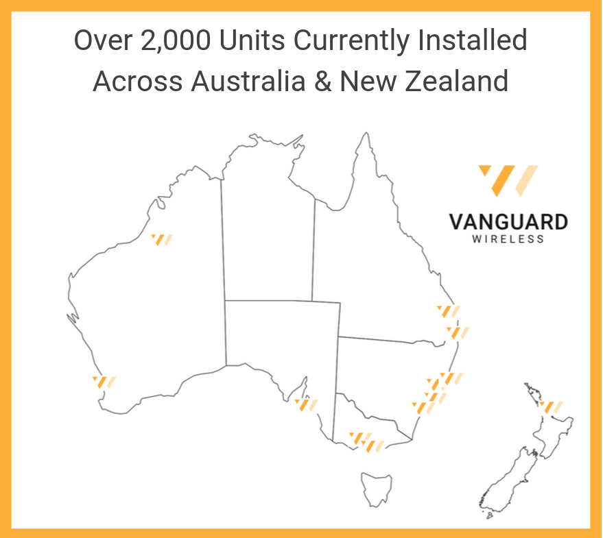 Vanguard Wireless Australia & New Zealand locations